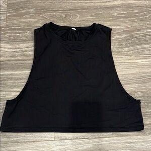 Black Sleeveless Women's Top